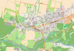 Localização de Działoszyn na Polónia