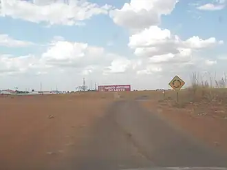 Entrada do município