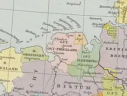 Condado de Frísia Oriental 1500