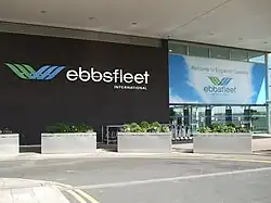 Entrada da estação Ebbsfleet International