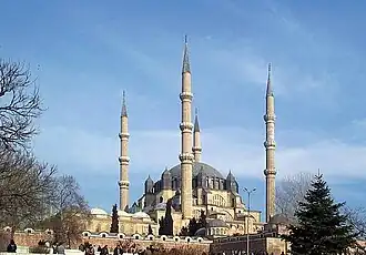 A Mesquita de Selim (Selimiye), em Edirne, uma das obras-primas do arquiteto otomano Mimar Sinan