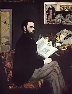 Édouard Manet, O Retrato de Émile Zola, 1868