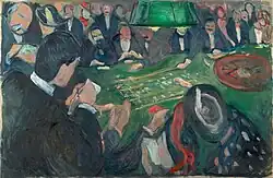 At the Roulette Table in Monte Carlo. 1892. 74,5&nbsp;×&nbsp;116&nbsp;cm. Munch Museum, Oslo