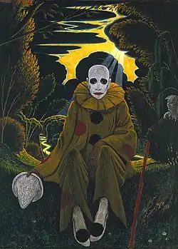Edward Middleton Manigault, The Clown, 1910–12, óleo sobre tela, 86,4 × 63,2&nbsp;cm, Columbus Museum of Art, Ohio