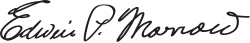 Assinatura de Edwin P. Morrow