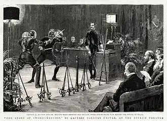 "The Story of Swordsmanship," por Capt. Egerton Castle, no Lyceum Theatre