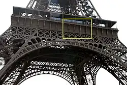 Localização dos nomes na Torre