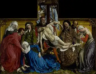 Descendemento da cruz, de Rogier van der Weyden (1436).