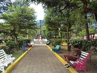 Parque Central de El Rosario.