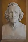 Busto do retrato de Jacob Grimm