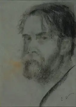 1924 - desenho a carvão e giz, Pinacoteca Ruben Berta[10]