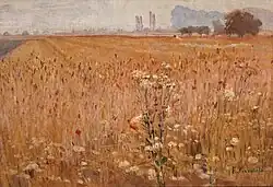 Trigal (1915) - Coleção Particular - 30,5 x 44,3 cm