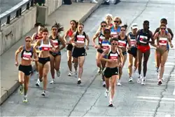 Pelotão de elite feminino na edição de 2008.