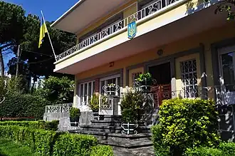 Fachada da embaixada da Ucrânia em Lisboa