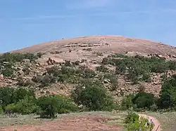 Formação granítica Enchanted Rock