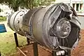 O motor do Lockheed U-2 abatido sobre Cuba durante a Crise dos Mísseis, em 1962.