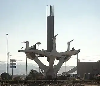 Monumento numa das entradas da cidade