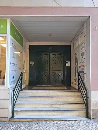 Entrada da Embaixada de Mónaco em Lisboa
