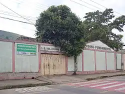 Entrada principal da Escola Municipal Vereador Nicanor Ataíde