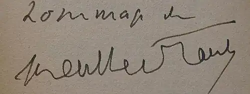 Envoi de Henry de Montherlant