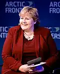 Erna Solberg nascida 24 de fevereiro de 1961 (64&nbsp;anos) serviu 2013–2021