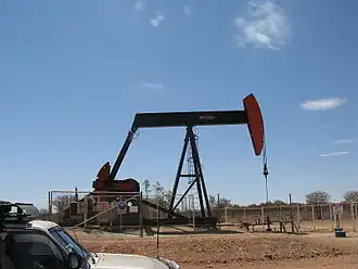 Poço de petróleo perto de Eromanga