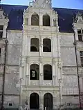 Escadaria do Château d'Azay-le-Rideau