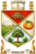 Brasão de armas de Ayotlán