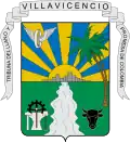 Brasão de armas de Villavicêncio (capital do departamento de Meta)
