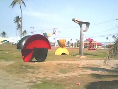 Parque das Esculturas do Espaço Mario Cravo no Parque Metropolitano de Pituaçu em Salvador, no Brasil.