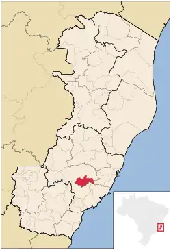 Localização de Marechal Floriano no Espírito Santo