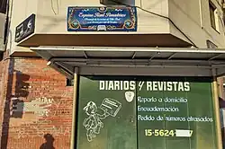 Esquina Raul Panadeiros, diariero, fileteado