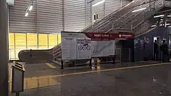 Interior da Estação Águas Claras do Metrô de Salvador.