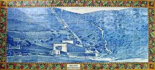 "Estação Hidroeléctrica da Velada" Estação de Comboios de Vale do Peso.