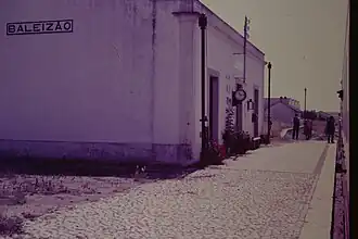 Estação do Baleizão em funcionamento, na Década de 1980.
