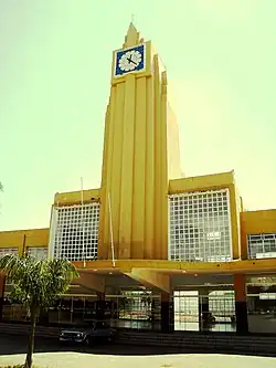 Estação ferroviária em Goiânia, Goiás.