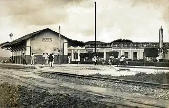 Estação ferroviária de Murici em 1956