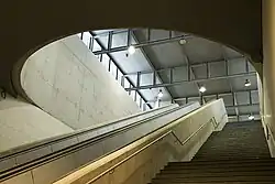 Comunicação entre as estações de metropolitano e ferroviária