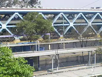 Exterior da Estação Constitución de 1917 da Linha 8.