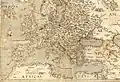 Mapa da Europa a partir de 1570
