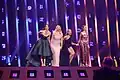 Apresentadoras do Festival Eurovisão da Canção 2018 na final: Daniela Ruah, Sílvia Alberto, Catarina Furtado e Filomena Cautela