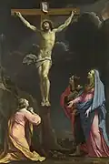Cristo na Cruz com Madalena, a Virgem Maria e São João Evangelista (1643)