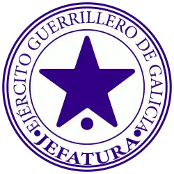 Em castelhano, Exército Guerrilheiro da Galiza - Autoridade