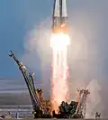 Lançamento em Baikonur.