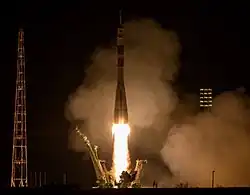 Lançamento em Baikonur.