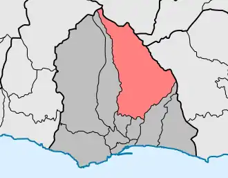 Localização no município de Funchal