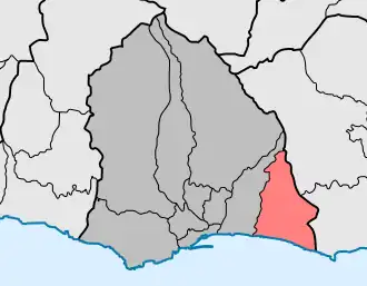 Localização no município de Funchal