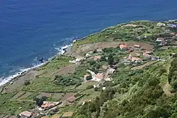 Fajã de São João, vista