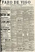 23 de abril de 1912, notícias do naufrágio do RMS Titanic.