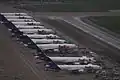 Aeronaves da FedEx no Aeroporto de Internacional de Memphis.
